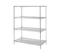 Metro EZ2436BR-4 36" NSF 4-Tier Zinc Wire Shelf Kit - Super Erect®, 24"W, 74"H-cityfoodequipment.com