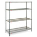 Metro EZ2460NK3-4 60" NSF 4-Tier Epoxy Coated Wire Shelf Kit - Super Erecta?, 24"W, 74"H-cityfoodequipment.com