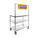 Metro GG2436 3 Tier Grab N' Go Breakfast Cart - 36"W X 24"D, Steel-cityfoodequipment.com
