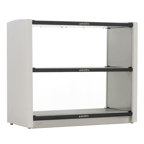 Metro GG2C-HS1842 42 1/2"W Pass Thru Countertop Heated Grab & Go Station - (2) Shelves, 120v-cityfoodequipment.com