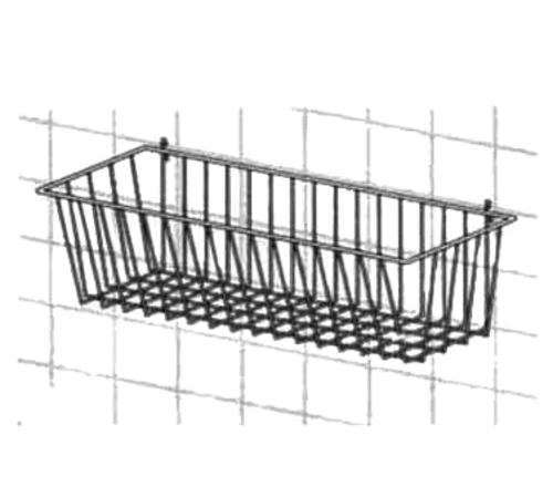 Metro H212C Smartwall G3 Storage Basket - 17 3/8" X 7 1/2" X 10", Chrome-cityfoodequipment.com