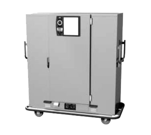 Metro MBQ-120 Heated Banquet Cart - (120) Plate Capacity, Stainless, 120v-cityfoodequipment.com