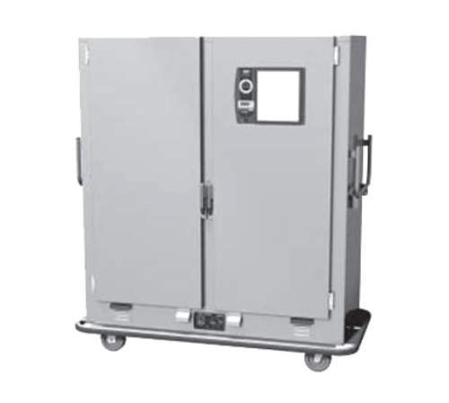 Metro MBQ-180D Heated Banquet Cart - (180) Plate Capacity, Stainless, 120v-cityfoodequipment.com
