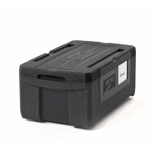 Metro ML180-BL Mightylite® Insulated Food Carrier W/ (3) Pan Capacity, Black-cityfoodequipment.com