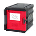 Metro ML300 Mightylite? Insulated Food Carrier - 45 qt w/ (4) Pan Capacity, Black/Red-cityfoodequipment.com