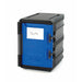 Metro ML400-BU Mightylite® Insulated Food Carrier W/ (6) Pan Capacity, Black W/ Blue Lid-cityfoodequipment.com
