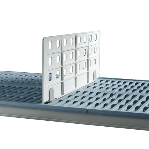 Metro MUD24-8 Universal Shelf Divider For Grid & Wire Shelves - 24" X 8", Beige-cityfoodequipment.com