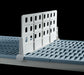 Metro MXD18-8 MetroMax i? Shelf Divider for Grid & Solid Shelves - 18" x 8", Taupe-cityfoodequipment.com