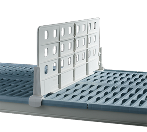 Metro MXD24-8 Metromax I® Shelf Divider For Grid & Solid Shelves - 24" X 8", Taupe-cityfoodequipment.com