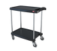 Metro MY1627-24BL 2 Level Polymer Utility Cart W/ 300 Lb Capacity, Marine Ledges-cityfoodequipment.com