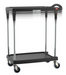 Metro MY1627-24BL-PL 2 Level Polymer Utility Cart w/ 300 lb Capacity, Marine Ledges-cityfoodequipment.com