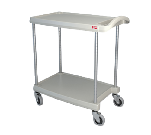 Metro MY1627-24G 2 Level Polymer Utility Cart w/ 300 lb Capacity, Marine Ledges-cityfoodequipment.com