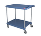 Metro MY2030-24BU 2 Level Polymer Utility Cart W/ 300 Lb Capacity, Marine Ledges-cityfoodequipment.com