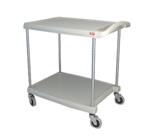 Metro MY2030-24G 2 Level Polymer Utility Cart W/ 300 Lb Capacity, Marine Ledges-cityfoodequipment.com