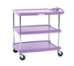 Metro MY2030-34AP 3 Level Polymer Utility Cart w/ 400 lb Capacity, Marine Ledges-cityfoodequipment.com
