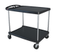 Metro MY2636-25BL 2 Level Polymer Utility Cart W/ 400 Lb Capacity, Marine Ledges-cityfoodequipment.com