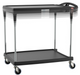 Metro MY2636-25BL-PL 2 Level Polymer Utility Cart w/ 300 lb Capacity, Marine Ledges-cityfoodequipment.com