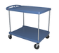 Metro MY2636-25BU 2 Level Polymer Utility Cart w/ 400 lb Capacity, Marine Ledges-cityfoodequipment.com