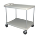 Metro MY2636-25G 2 Level Polymer Utility Cart w/ 300 lb Capacity, Marine Ledges-cityfoodequipment.com