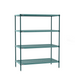 Metro PR-246074K3-S-4 60" NSF 4-Tier Epoxy Coated Wire Shelf Kit - Super Erecta Pro®, 24"W, 74"H-cityfoodequipment.com