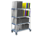 Metro PR48VX4 4 Level Mobile Drying Rack For Trays-cityfoodequipment.com