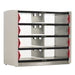 Metro PU8CD-HS1842 42 1/2"W Countertop Heated Grab & Go Station W/ Sliding Doors - (8) Compartments, 120v-cityfoodequipment.com