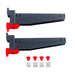 Metro SMA14A 14" Smartlever® Shelf Arm Pair W/ (4) Mount Hooks & (4) Locking Wedges-cityfoodequipment.com