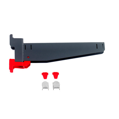 Metro SMA14A-ADD 14" SmartLever? Single Shelf Arm w/ (4) Mount Hooks & (4) Locking Wedges-cityfoodequipment.com