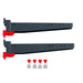 Metro SMA21A 21" Smartlever® Shelf Arm Pair W/ (4) Mount Hooks & (4) Locking Wedges-cityfoodequipment.com