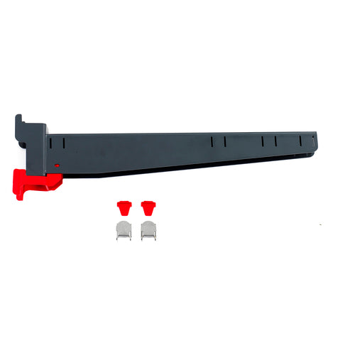 Metro SMA21A-ADD 21" SmartLever? Single Shelf Arm w/ (4) Mount Hooks & (4) Locking Wedges-cityfoodequipment.com