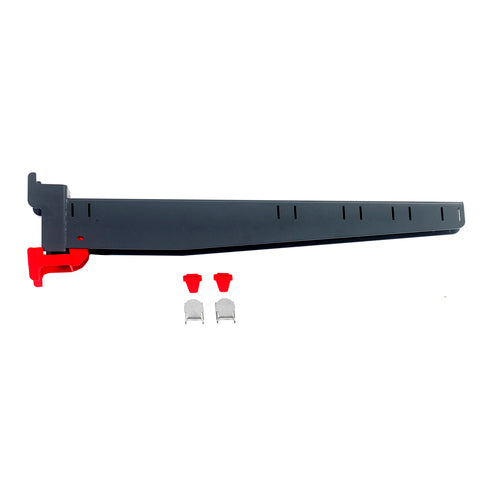 Metro SMA24A-ADD 24" Smartlever® Single Shelf Arm W/ (4) Mount Hooks & (4) Locking Wedges-cityfoodequipment.com