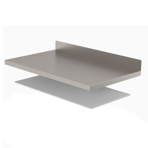 Metro SMW42 Smartlever® Solid Stainless Steel Work Surface - 42"L X 30"W-cityfoodequipment.com