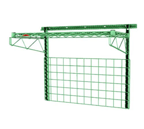 Metro SWK36-1 Smartwall G3 Medium Duty Task Station W/ Overhead Shelf-cityfoodequipment.com