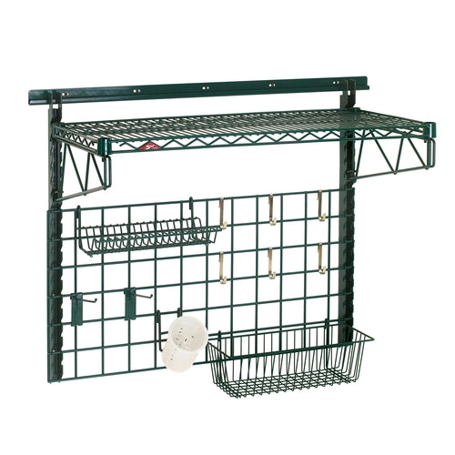 Metro SWK36-1A1-SR 40" Wire Wall Mounted Shelving W/ Mounting Hardware-cityfoodequipment.com