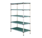 Metro X336GX3 36" NSF 4-Tier Polymer Shelf Kit - Metromax® I, 18"W, 63"H-cityfoodequipment.com