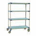 Metro X366PG4 60" NSF 4-Tier Polymer Shelf Kit - MetroMax? 4, Mobile, 18"W, 68"H-cityfoodequipment.com