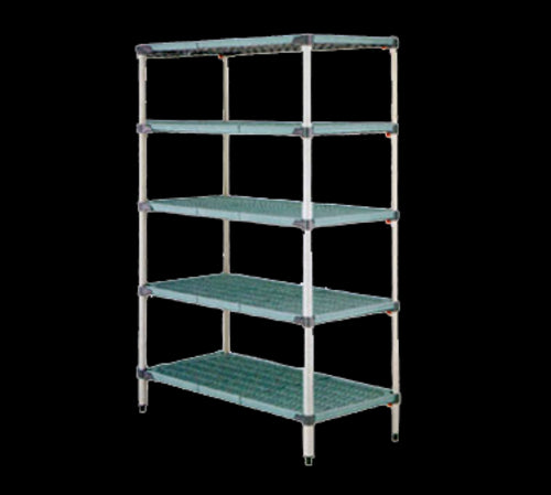 Metro X566GX3 60" NSF 4-Tier Polymer Shelf Kit - MetroMax? i, 24"W, 63"H-cityfoodequipment.com