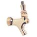 Micro Matic 4933BR Beer Faucet w/ Stainless Steel Lever - Polished Brass-cityfoodequipment.com