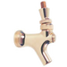 Micro Matic 4933KBR Standard Beer Faucet w/ Brass Lever - Polished Brass Finish-cityfoodequipment.com