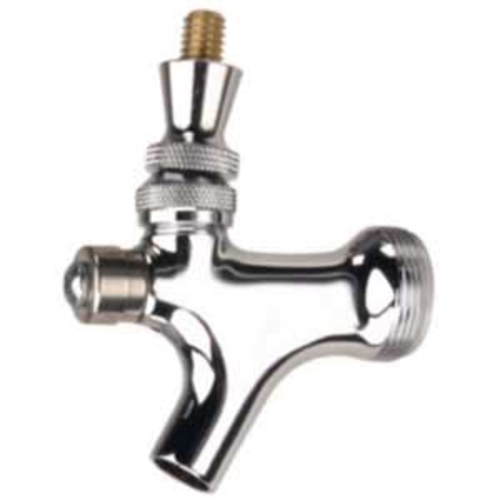 Micro Matic 4933KSC Self Closing Beer Faucet w/ Brass Lever - Chrome Plated-cityfoodequipment.com
