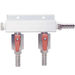 Micro Matic 751-017 2 Way Gas Distributor/Manifold - Aluminum-cityfoodequipment.com