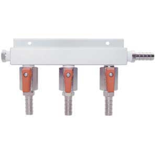 Micro Matic 751-018 3 Way Gas Distributor/Manifold - Aluminum-cityfoodequipment.com