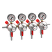 Micro Matic 8044-PP Quadruple Gauge Secondary CO2 Regulator-cityfoodequipment.com