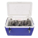 Micro Matic CB482B 48 Qt Insulated Coil Cooler W/ (2) Faucet, Blue-cityfoodequipment.com