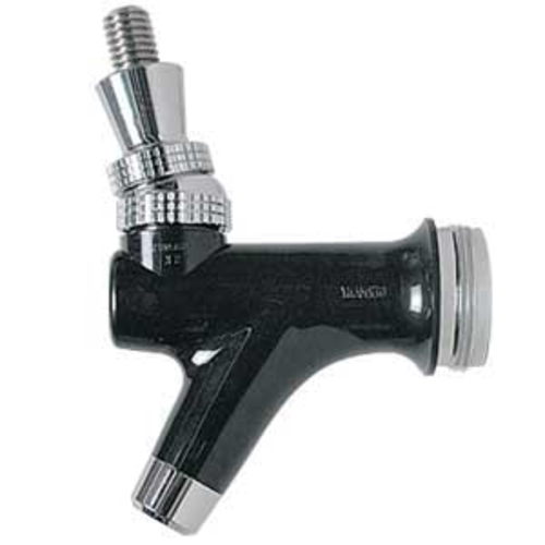 Micro Matic CMB-X2CH Creamer Faucet - Plastic, Black-cityfoodequipment.com