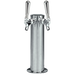 Micro Matic D4743DT Countertop Column Draft Beer Tower W/ (2) Faucets - Air Cooled, Stainless Steel-cityfoodequipment.com