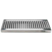 Micro Matic DP-120D Surface Mount Drip Tray Trough W/ 5/8" Drain & Louvered Screen - 12"W X 5"D, Stainless Steel-cityfoodequipment.com