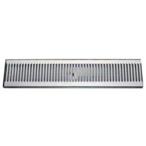 Micro Matic DP-120D-20 Surface Mount Drip Tray Trough W/ 5/8" Drain - 20"W X 5"D, Stainless Steel-cityfoodequipment.com