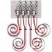Micro Matic 83415-PP Quadruple Gauge Secondary Regulator Panel Kit-cityfoodequipment.com