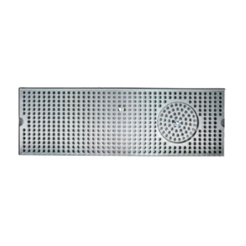 Micro Matic DP-120D-20GR Surface Mount Drip Tray Trough W/ 1/2" Drain - 20"W X 5"D, Stainless Steel-cityfoodequipment.com